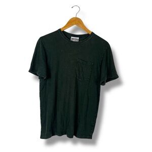 Jungmaven Pocket T-Shirt Men’s Small Black Hemp Organic Cotton Heavy Casual USA
